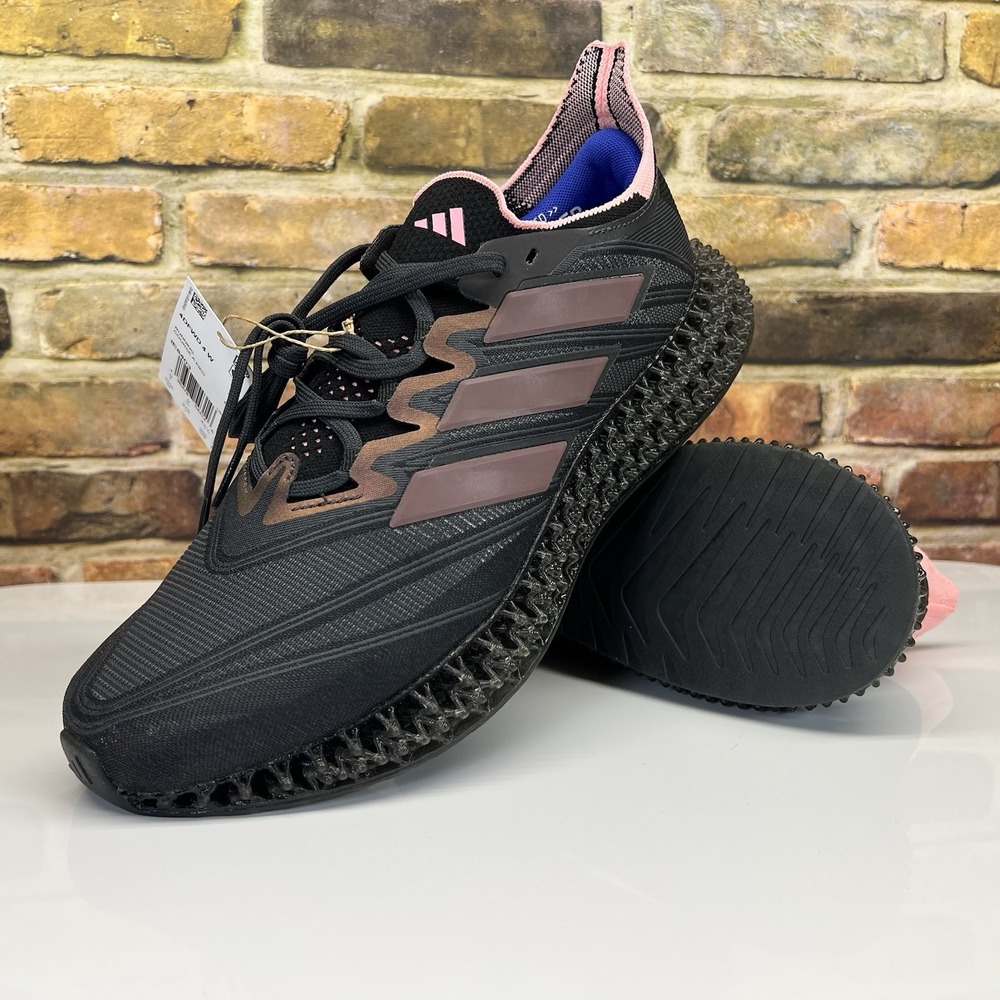 Adidas 4DFWD 4 Women's Size 9.5 Shoes Black Pink Low Top Athletic Sneakers